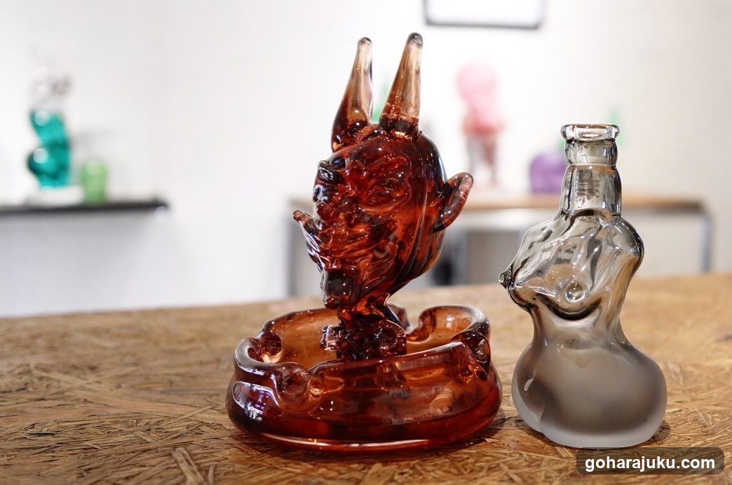 Glass Art Display