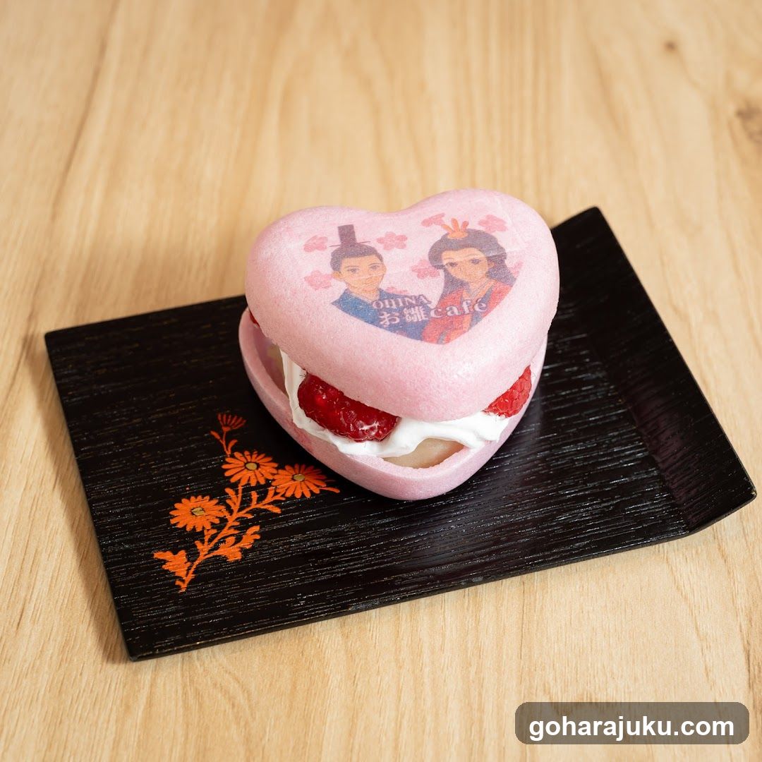 Heart-shaped Cake with Characters