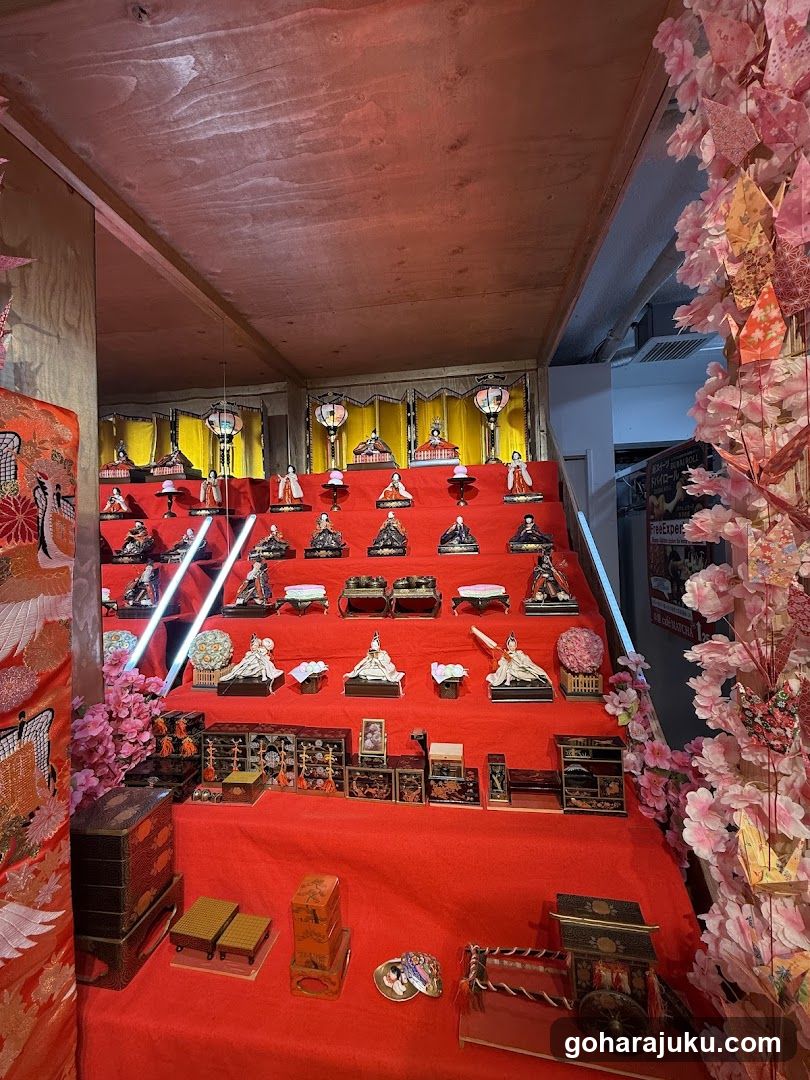 Traditional Japanese Doll Display