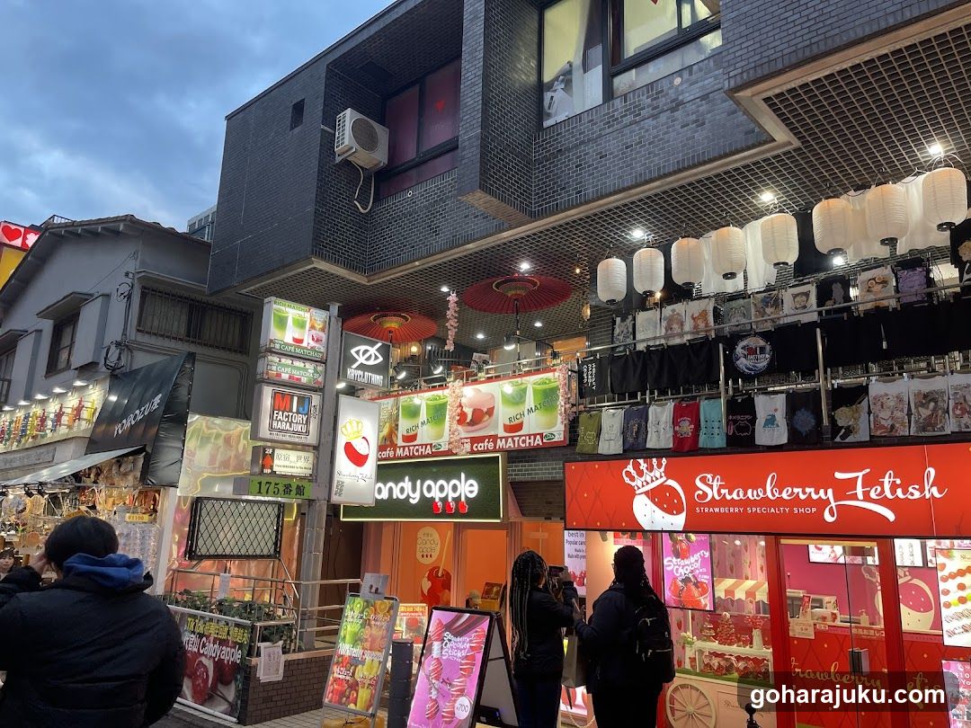 Street Scene with Shops and Signage