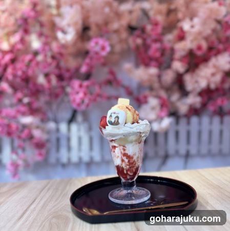 Dessert in glass cup
