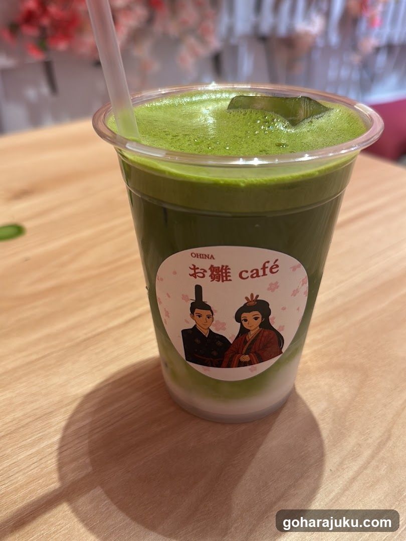 Matcha Latte at Ohina Cafe