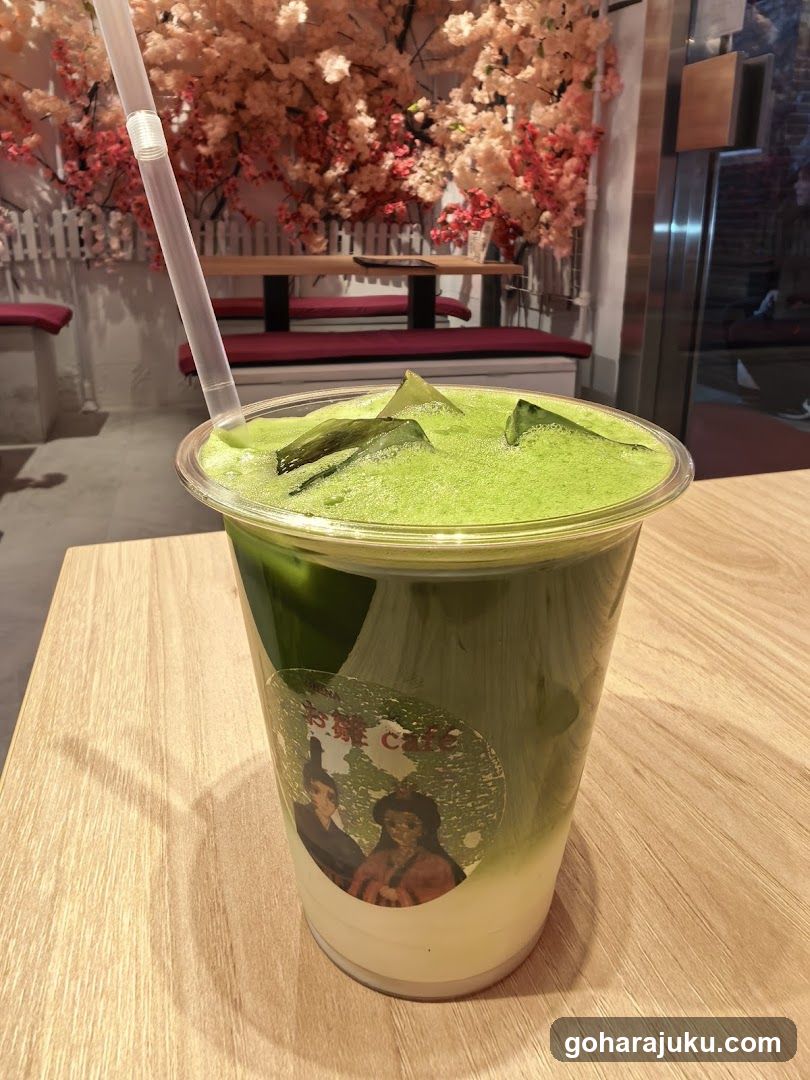 Matcha Drink at Cafe