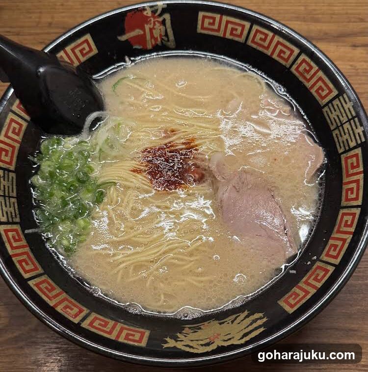 Ramen Bowl with Broth, Noodles, and Toppings