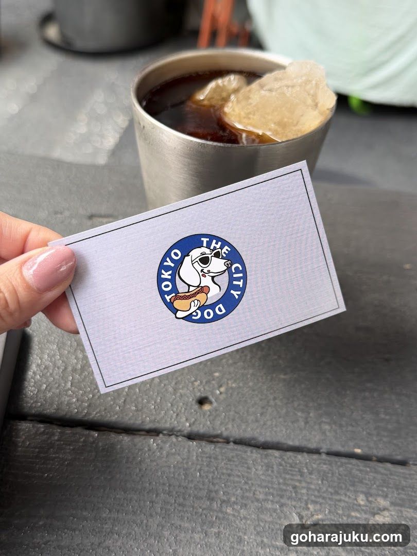 Tokyo The Dog Card and Coffee