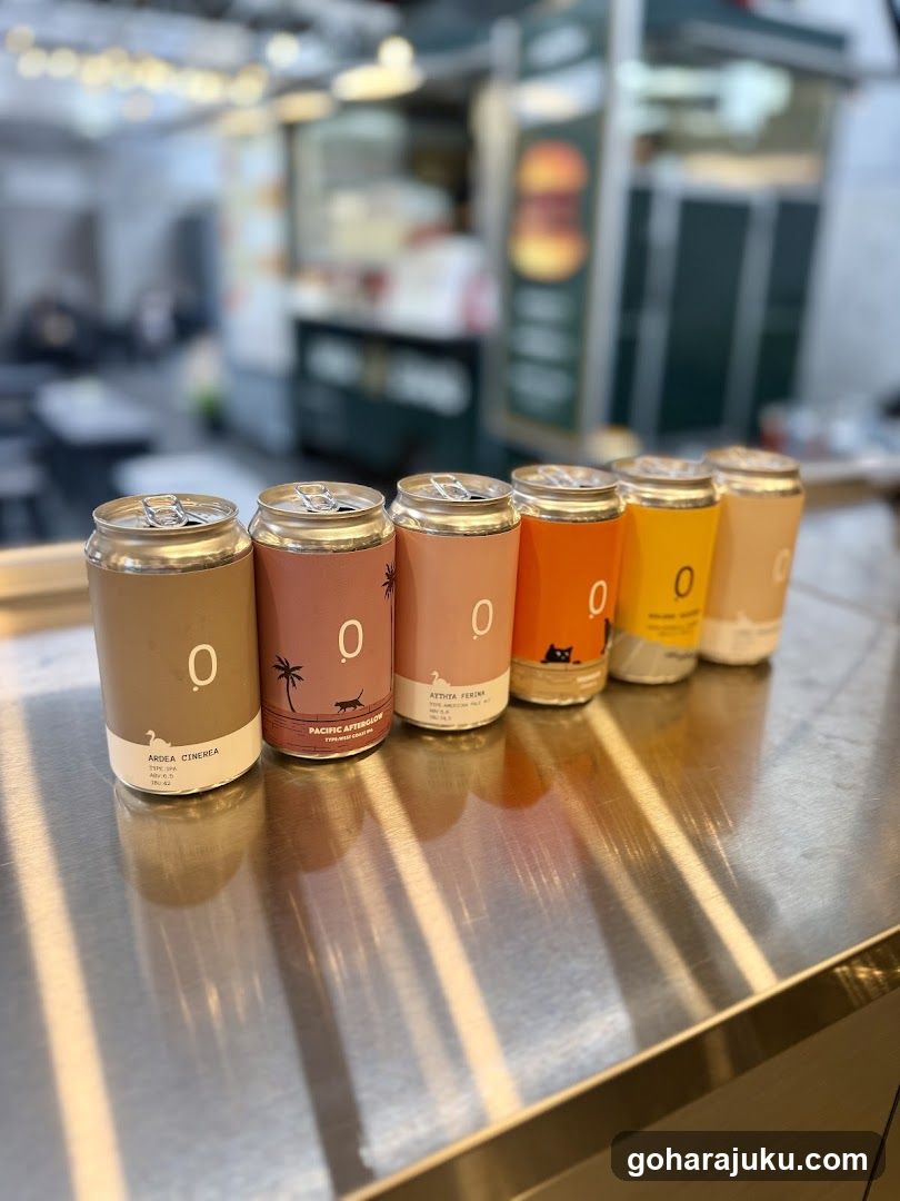 Canned Drinks Display