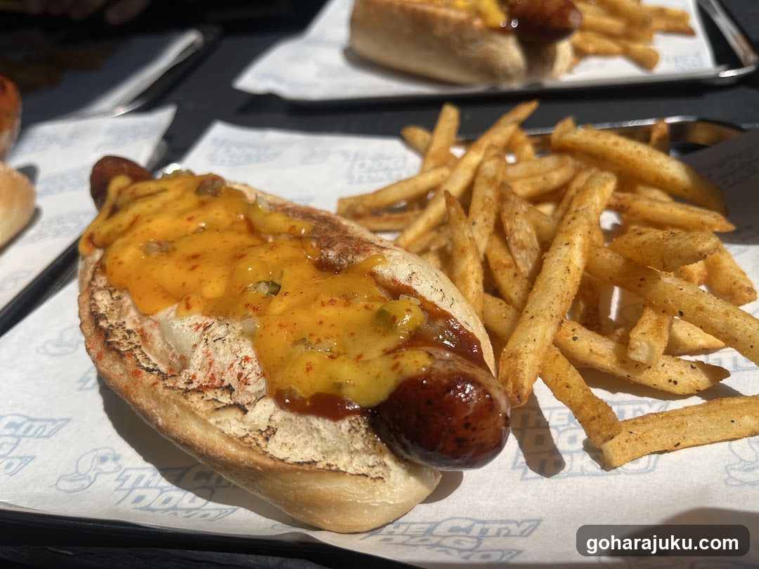 Loaded Hot Dog with Fries