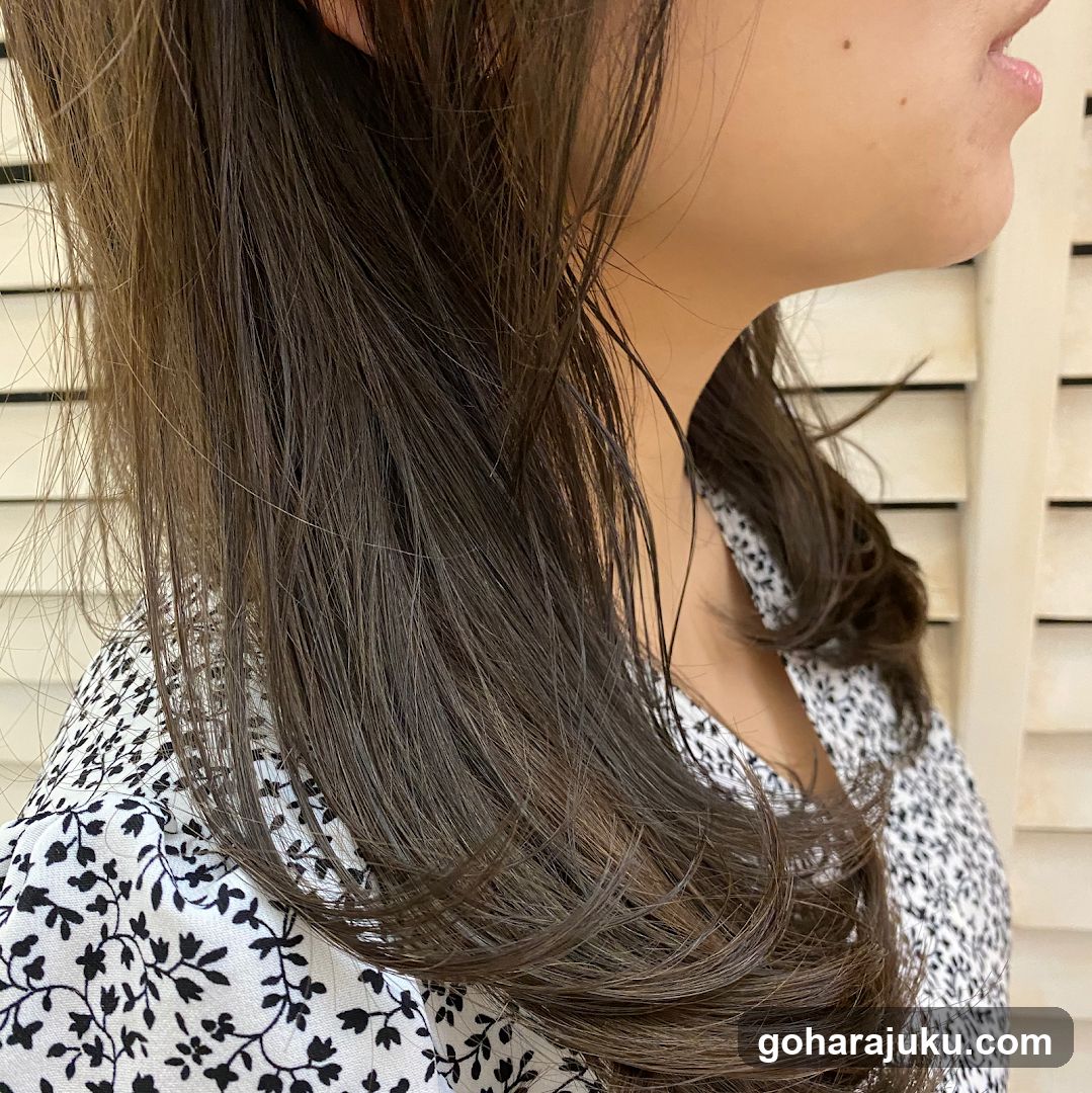 Hair Styling Side Profile