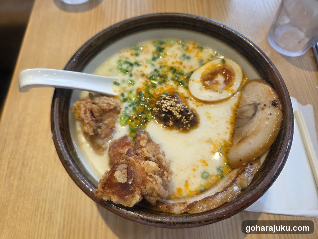 Ramen Bowl with Fried Chicken and Egg