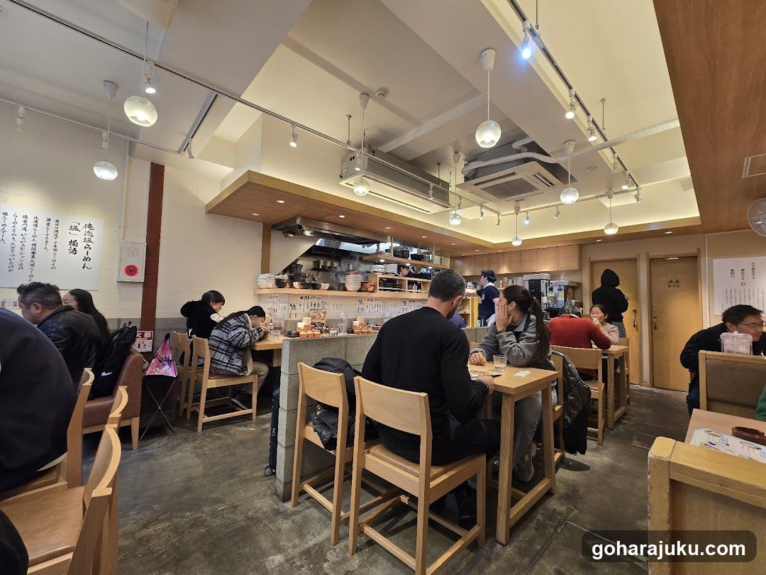Dining Interior with Patrons