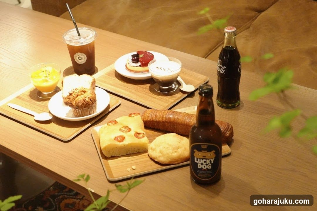 Breakfast Spread with Beverages