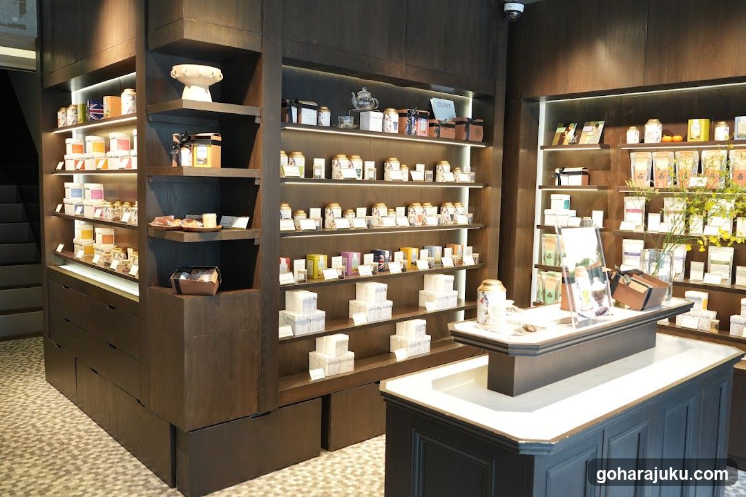Interior of a specialty food shop