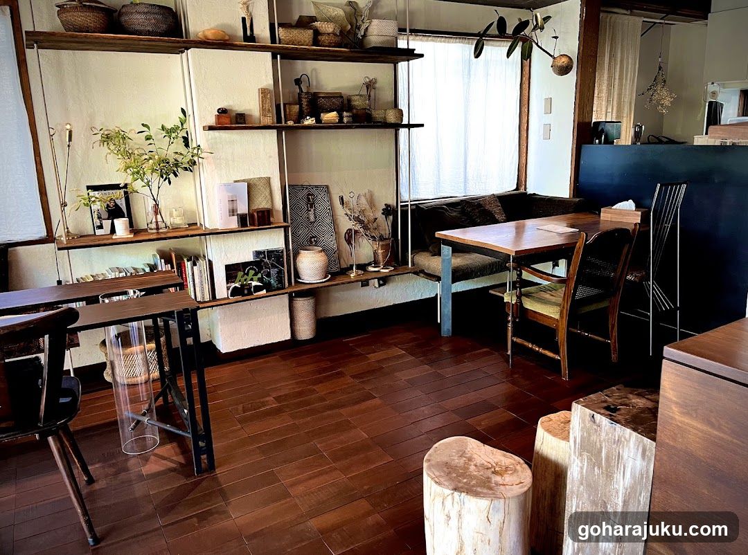 Interior of a cozy café or shop