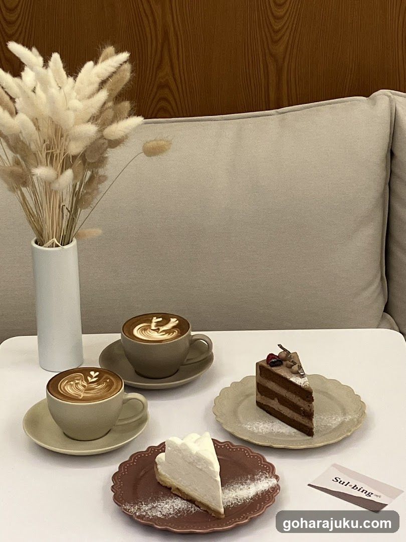 Coffee and Cake Setting