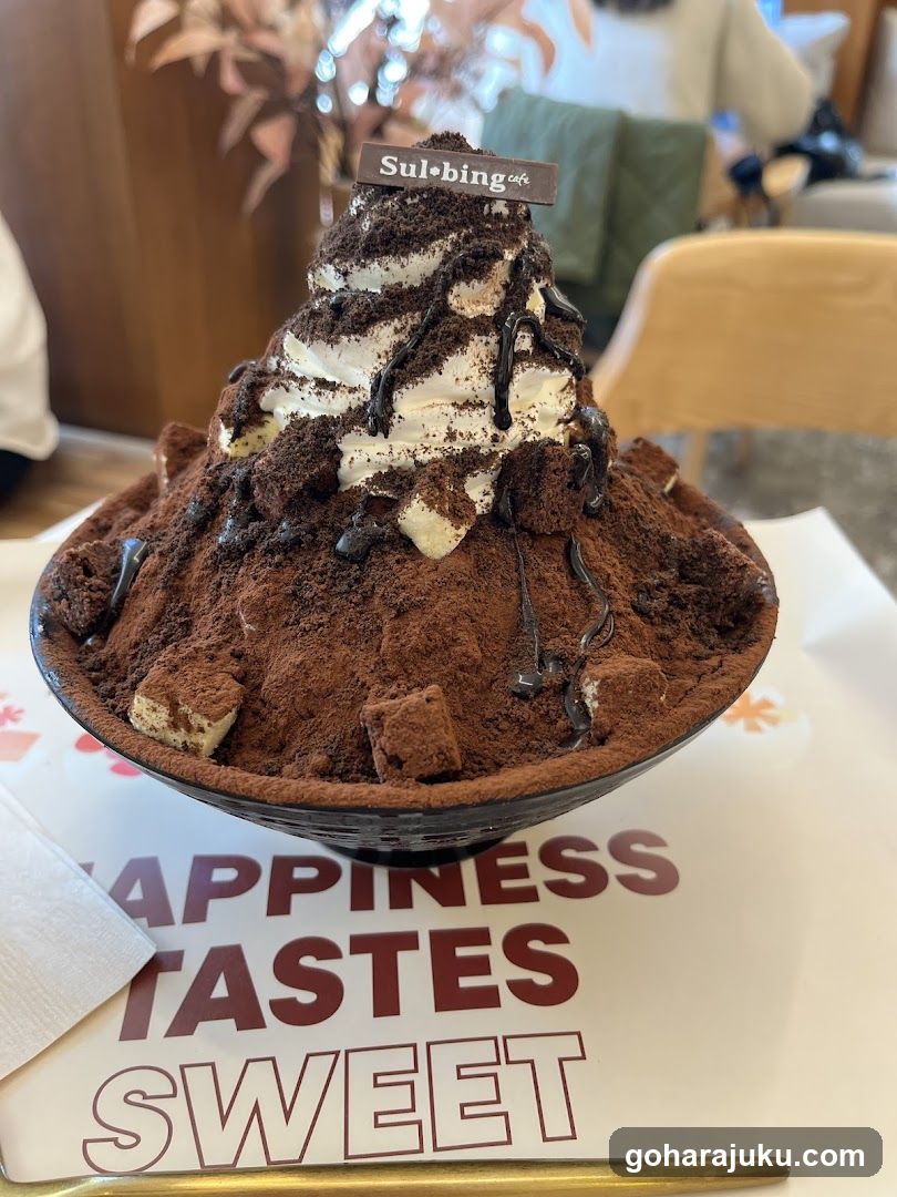 Chocolate Dessert with Whipped Cream and Crumbs