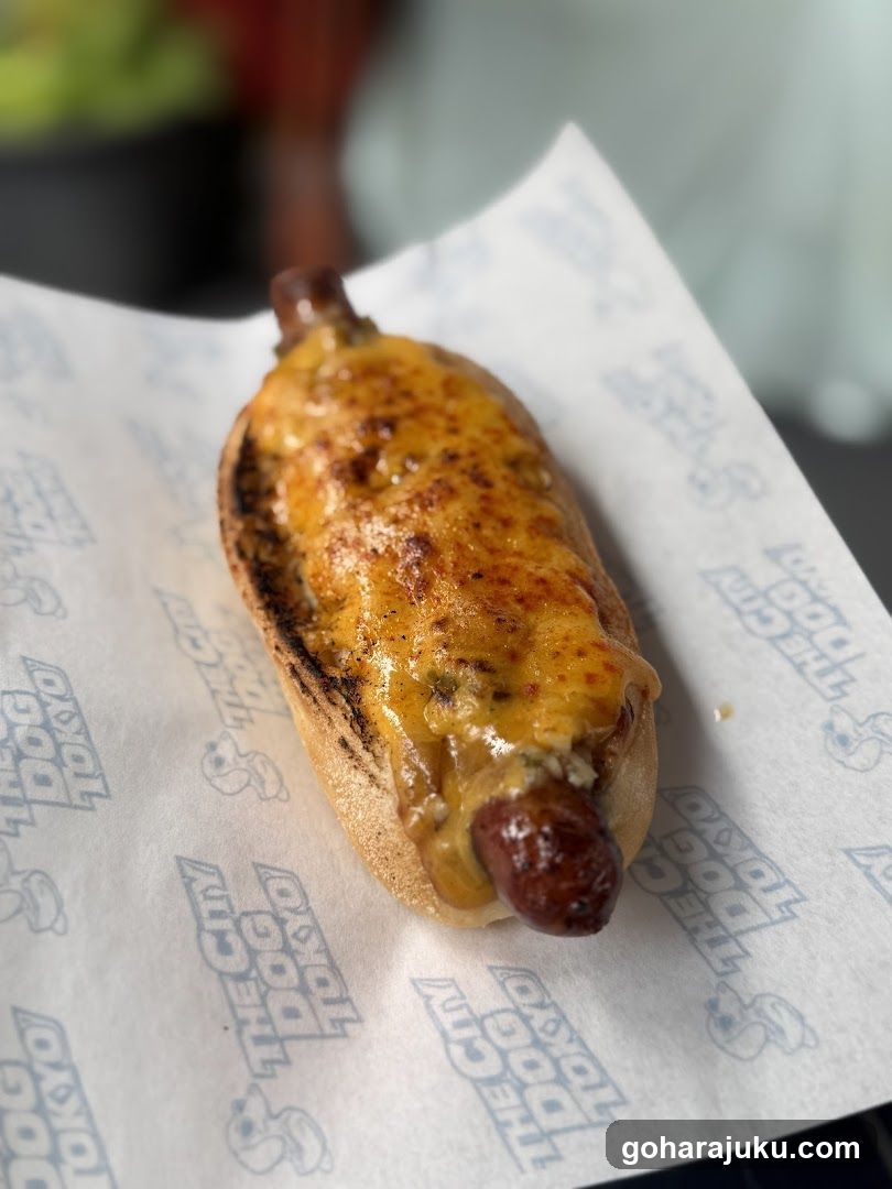 Cheese Dog on Branding Paper