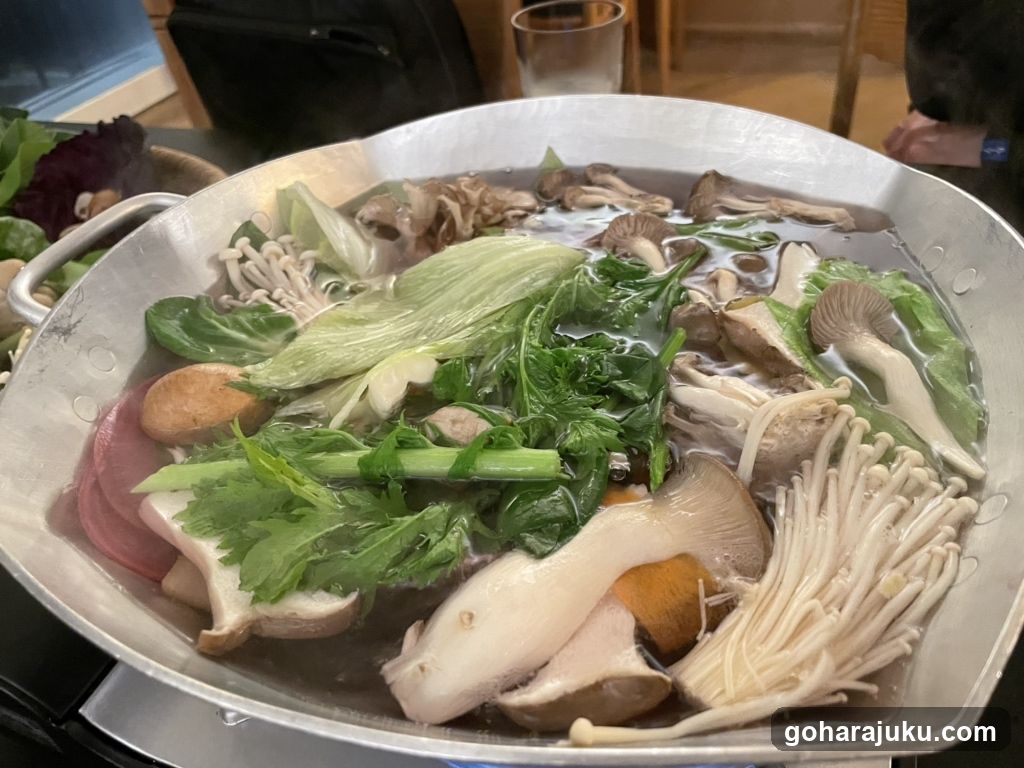 Hot Pot with Mushrooms and Vegetables