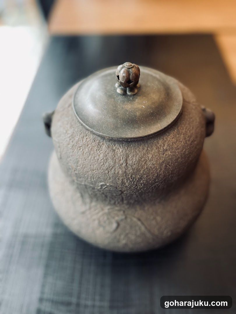 Ceramic Teapot on Table