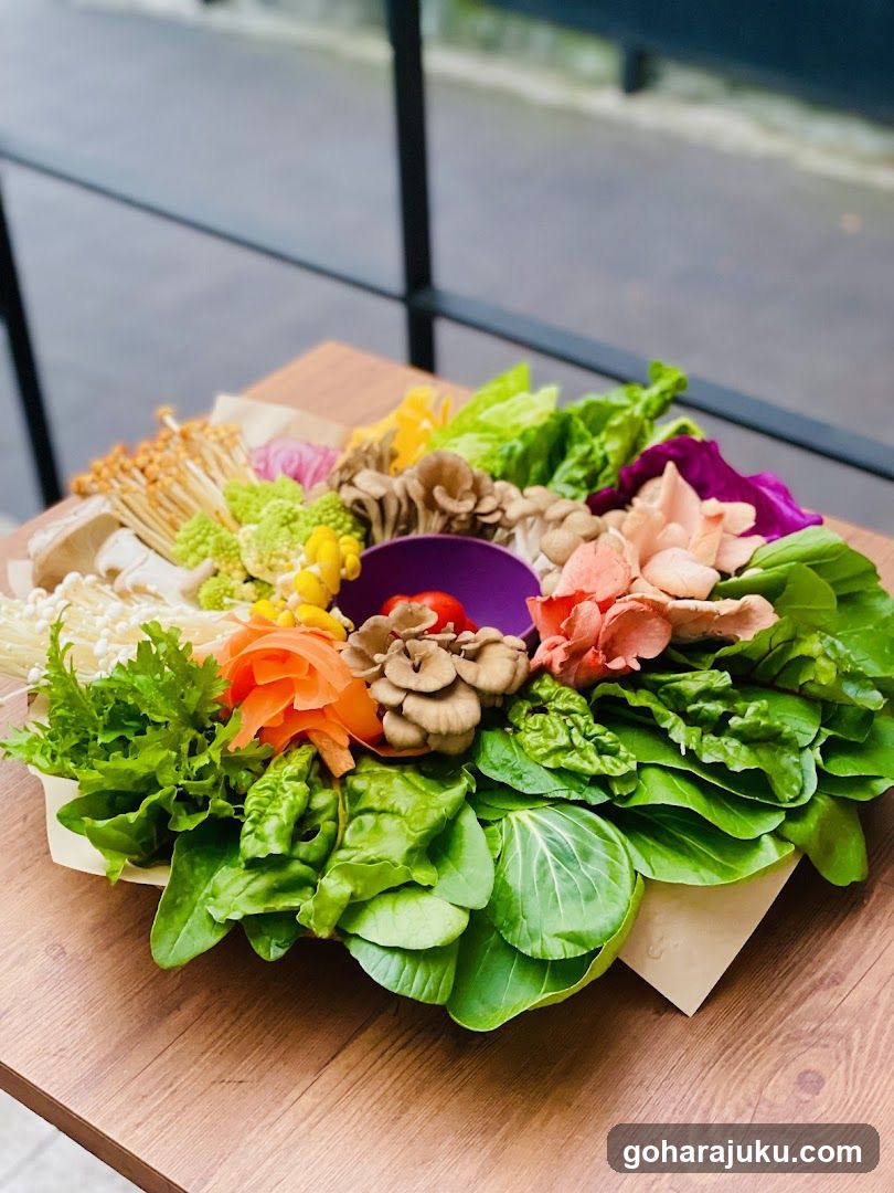 Assorted Fresh Vegetables and Mushrooms