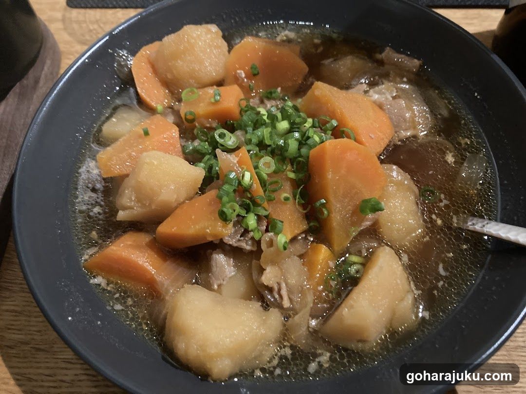 Stewed Meat and Vegetables with Scallions