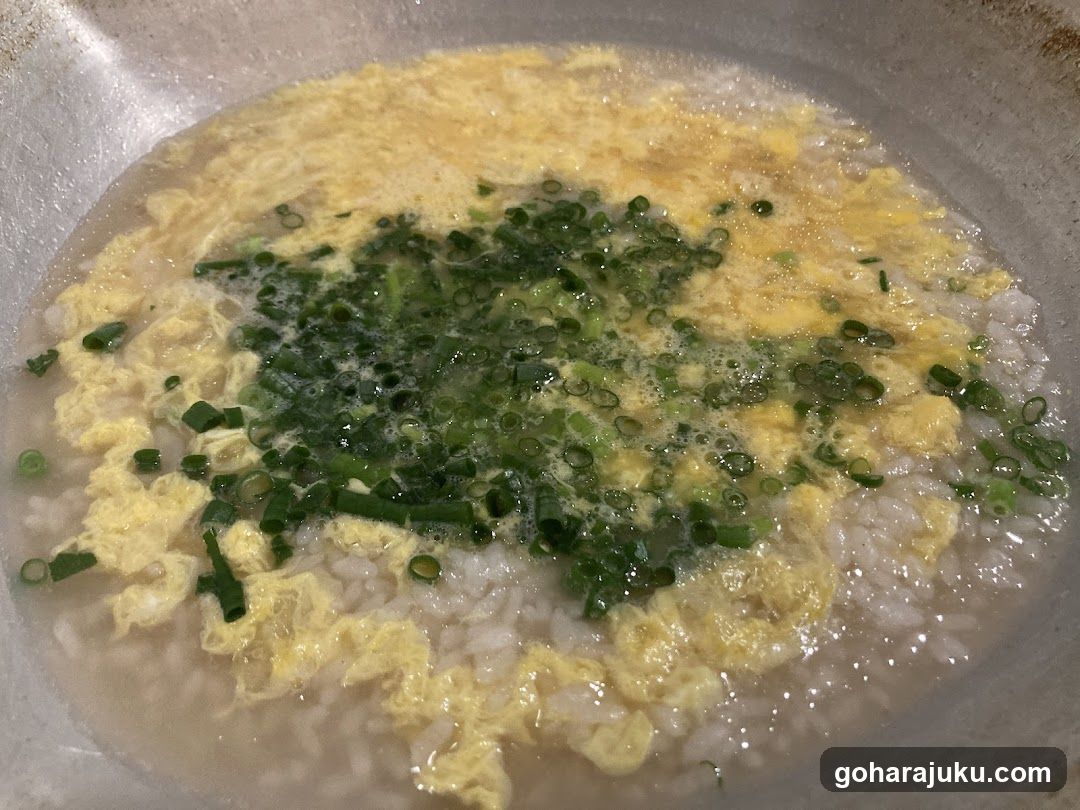 Congee with Egg and Scallions
