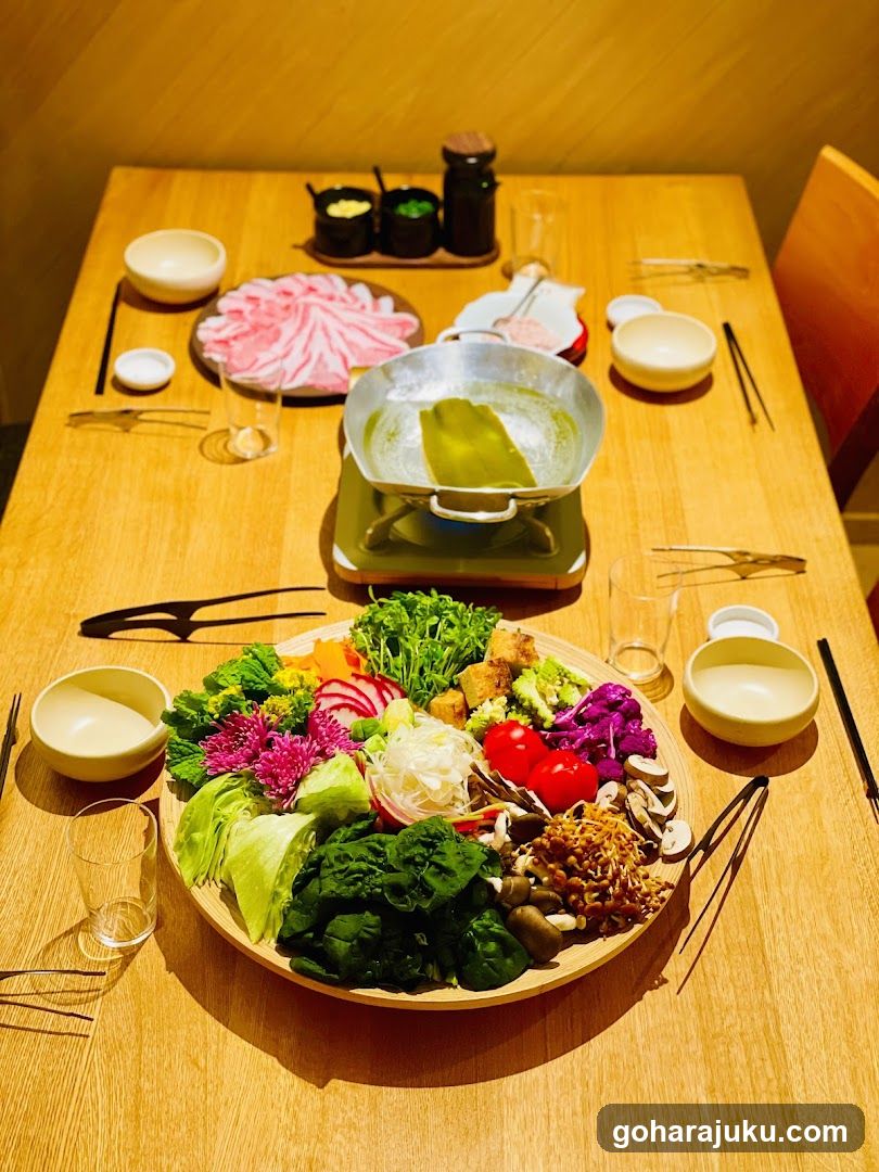Japanese Hot Pot Meal Setting