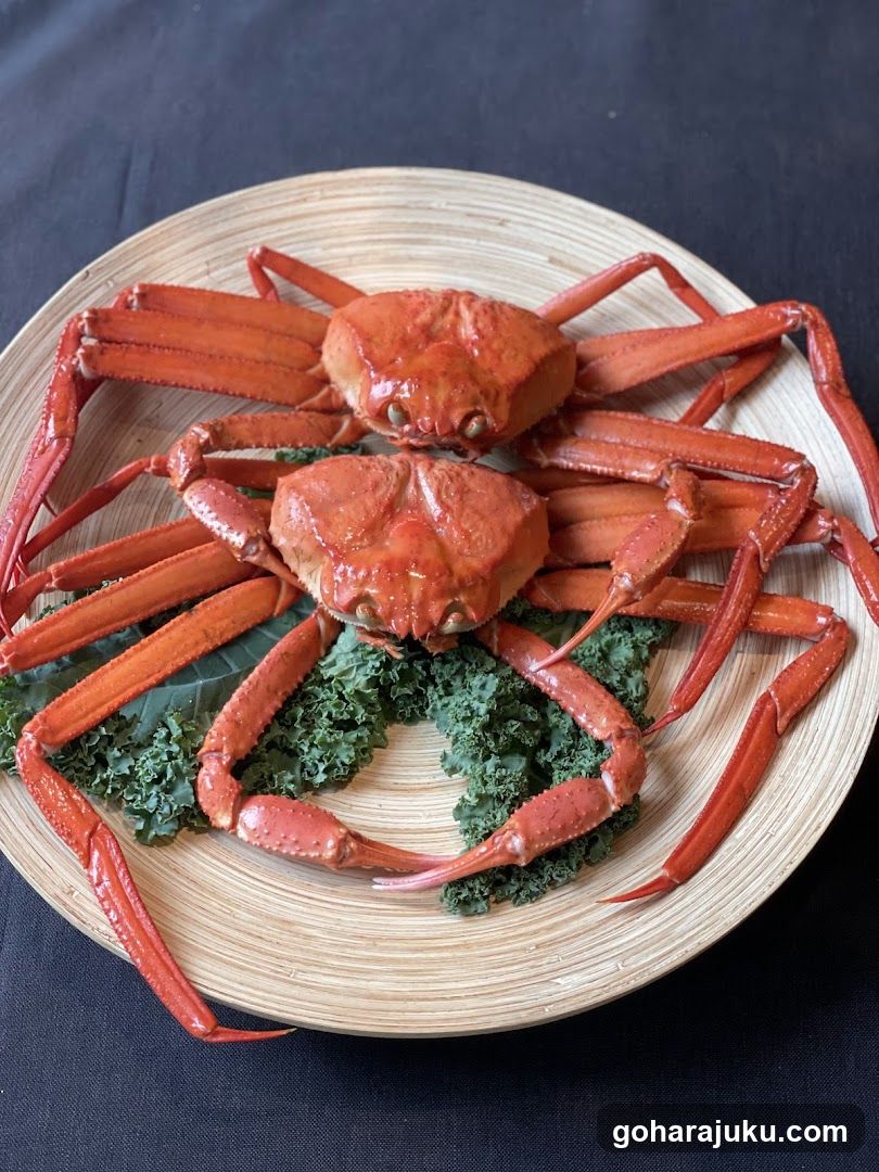 Steamed Crabs on Bed of Kale