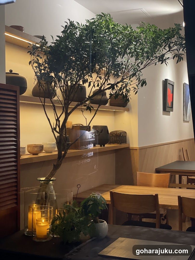 Interior of a cozy restaurant or cafe
