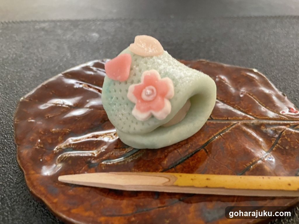 Decorative Dessert on Leaf Platter
