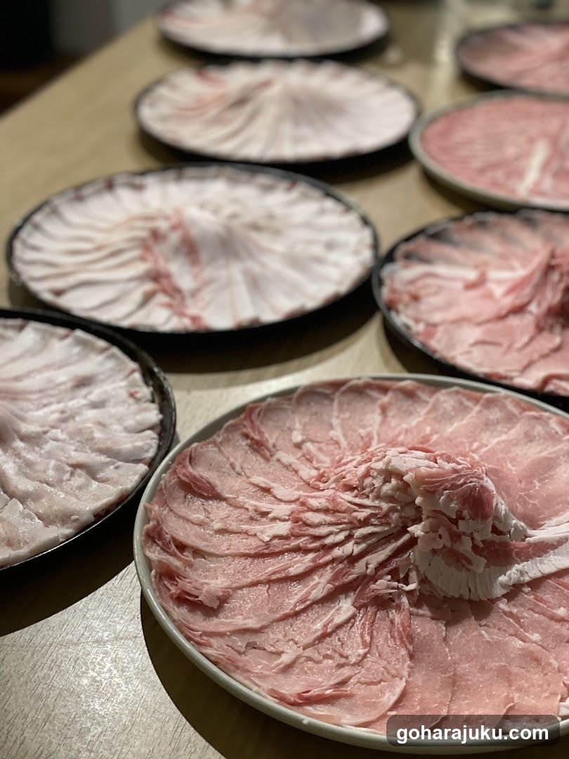 Sliced Meat Platters on Table