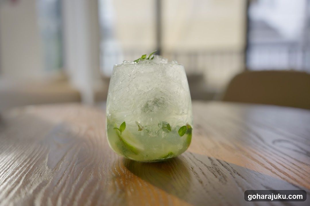 Mojito Drink on Wooden Table