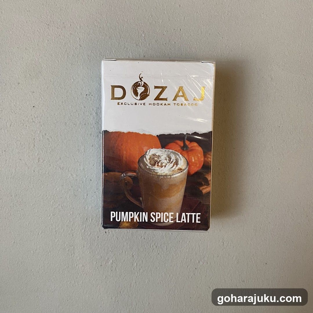 Dozaj Pumpkin Spice Latte Hookah Tobacco Pack