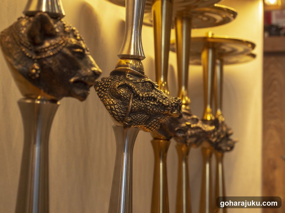 Animal Head Candelabras