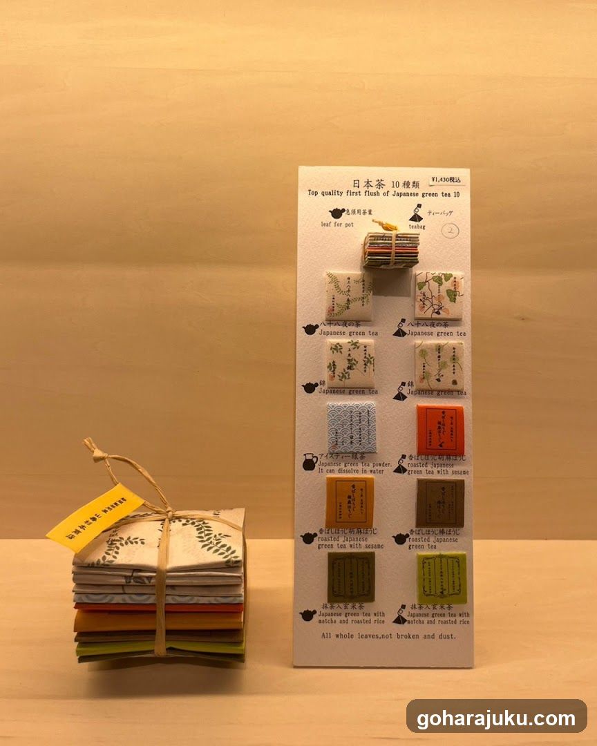 Japanese Green Tea Set Display