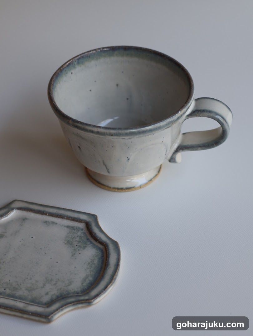 Ceramic Cup and Saucer Set