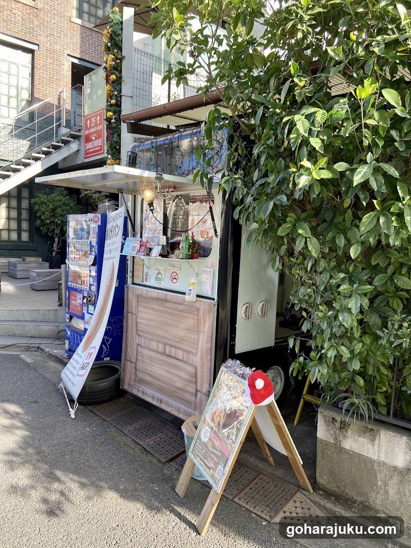 Food Truck Exterior with Signage and Menu Board