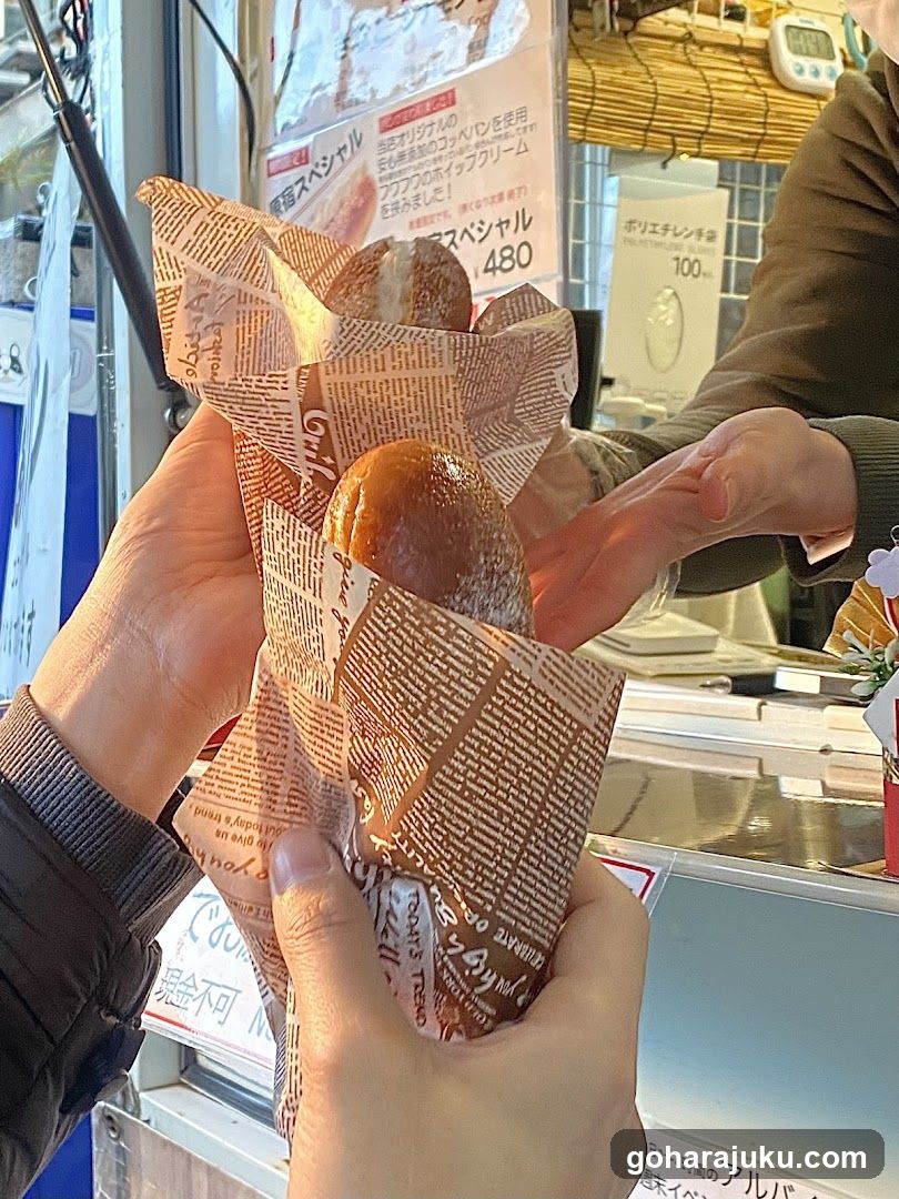 Bread Purchase at a Japanese Shop