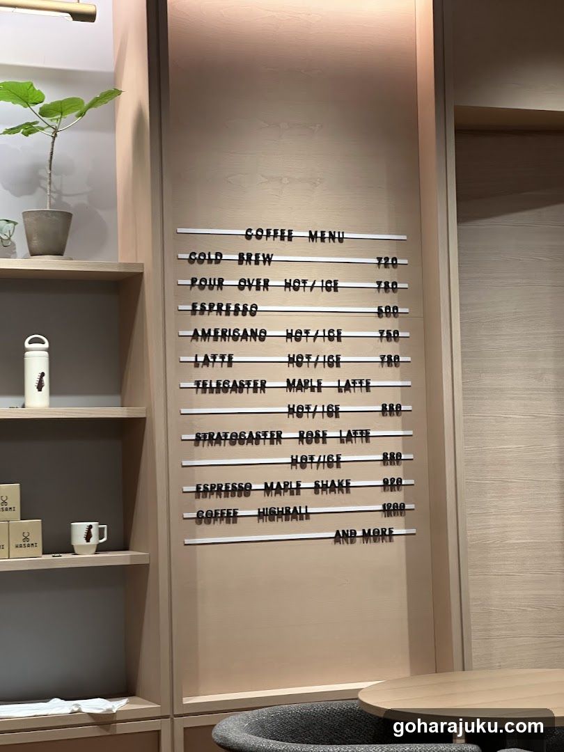 Coffee Menu Board