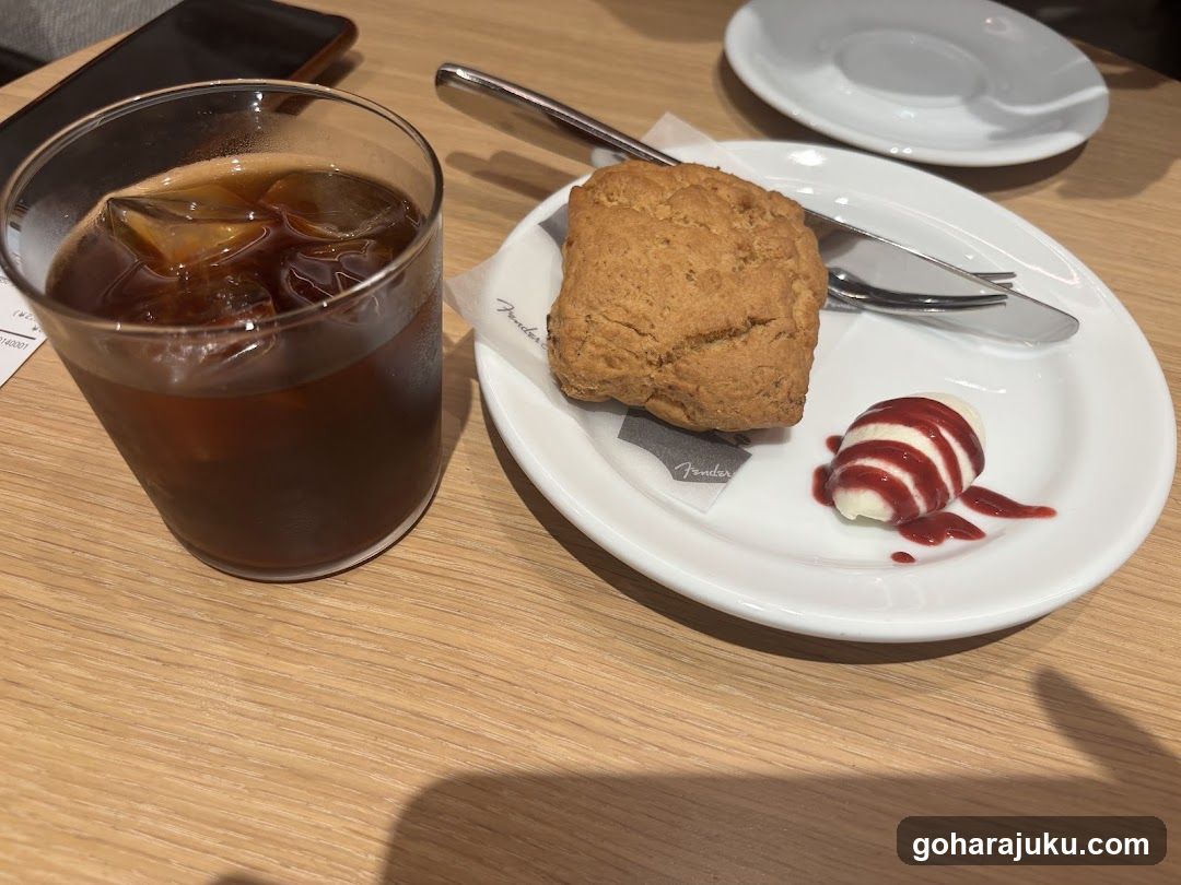Scones and Iced Coffee