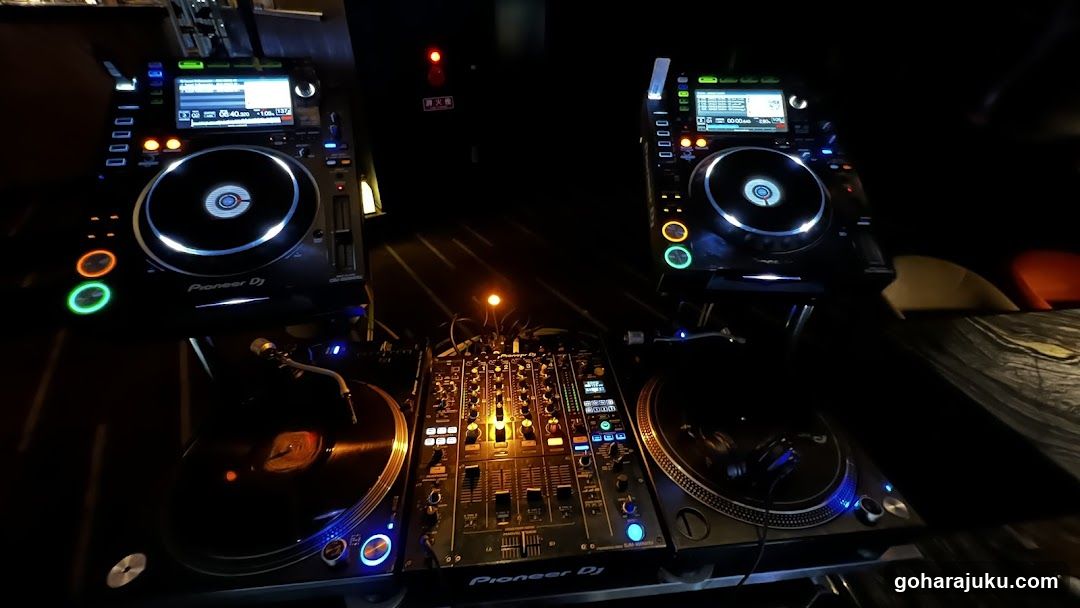 DJ Setup in Dark Room