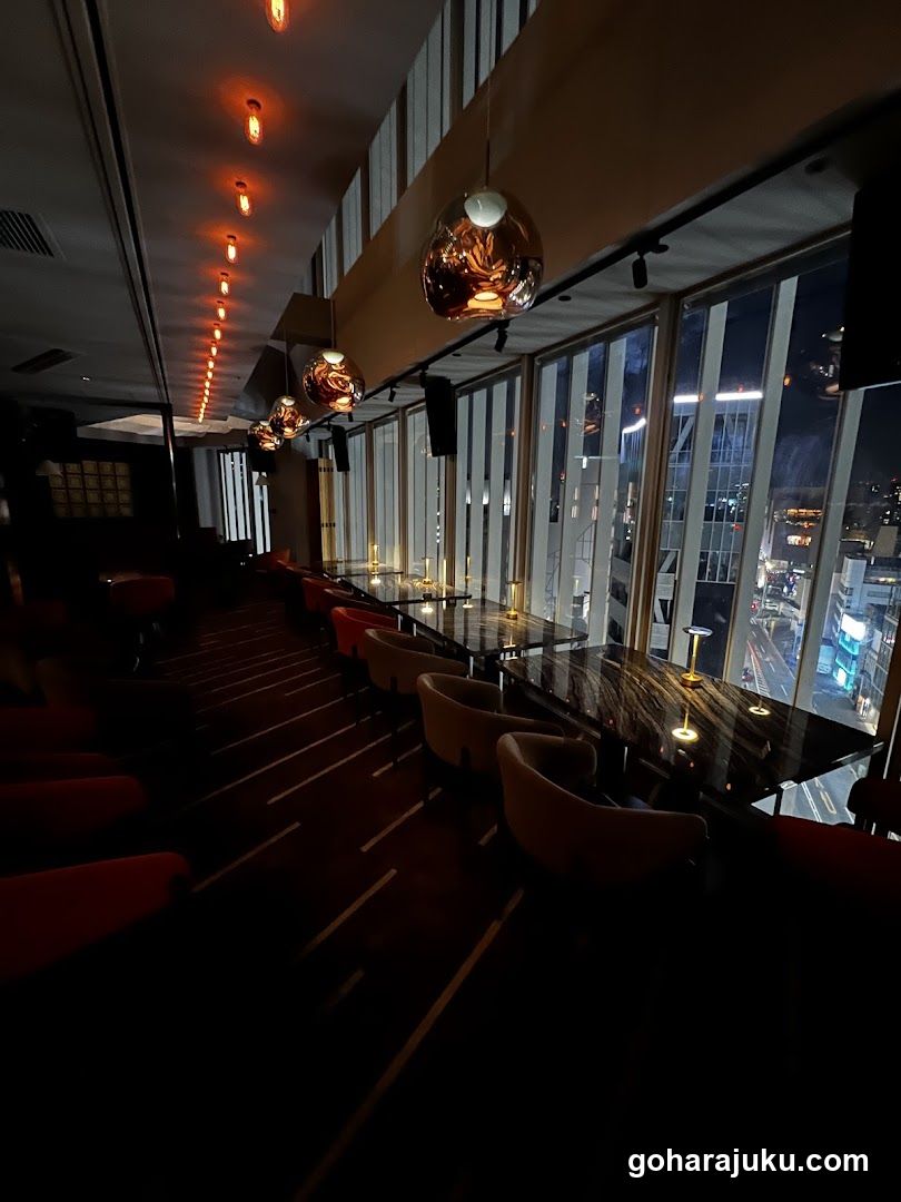 Elegant Bar Interior at Night