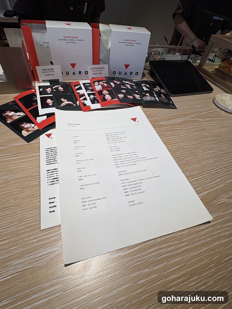 QUARO Coffee Shop Interior Display