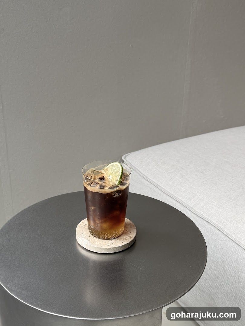 Iced Coffee with Lime