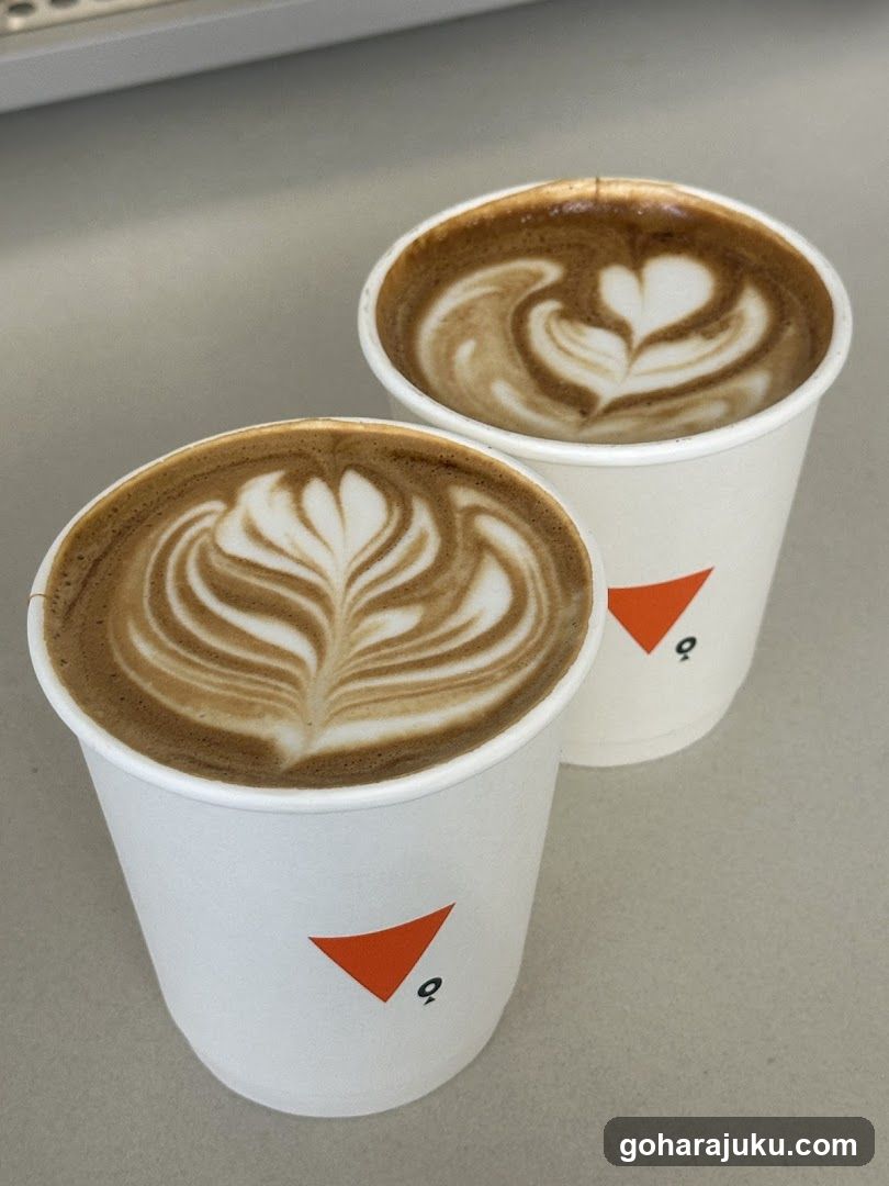 Latte Art Coffee Cups