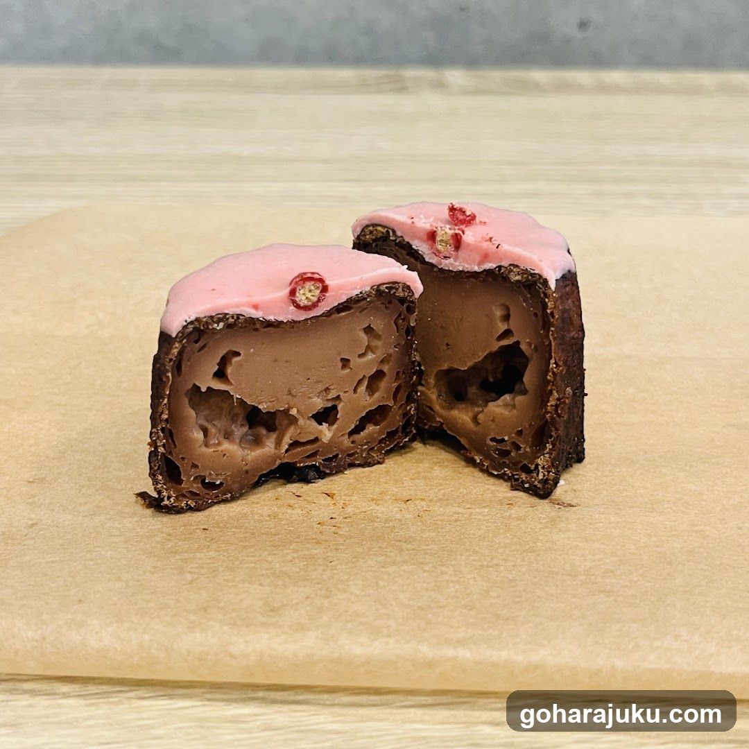 Chocolate Truffle with Pink Frosting