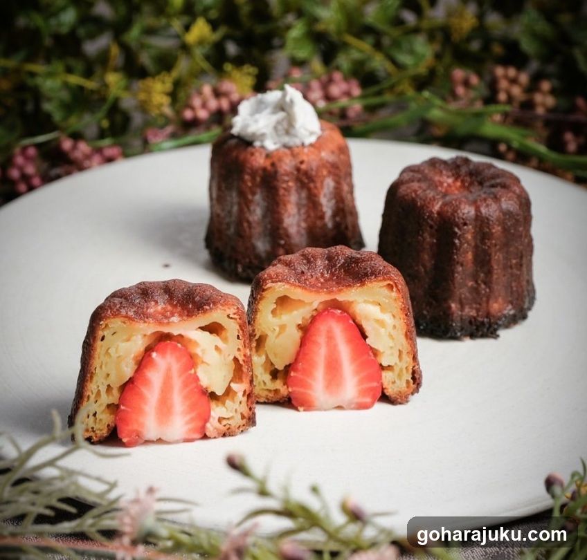 Strawberry Cané Cakes