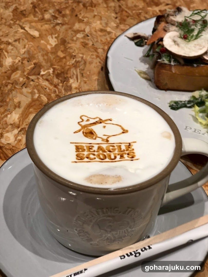 Beagle Scouts Latte Art