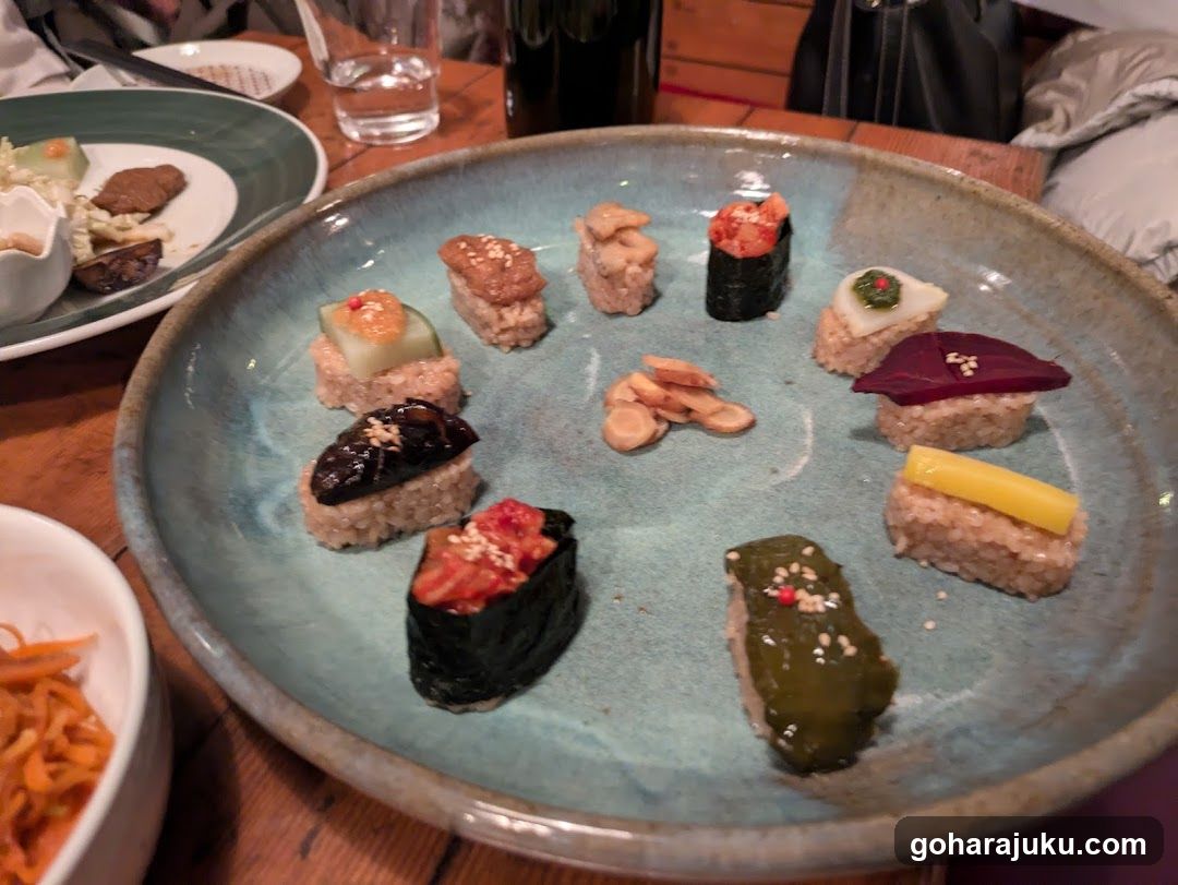 Sushi Platter with Various Toppings