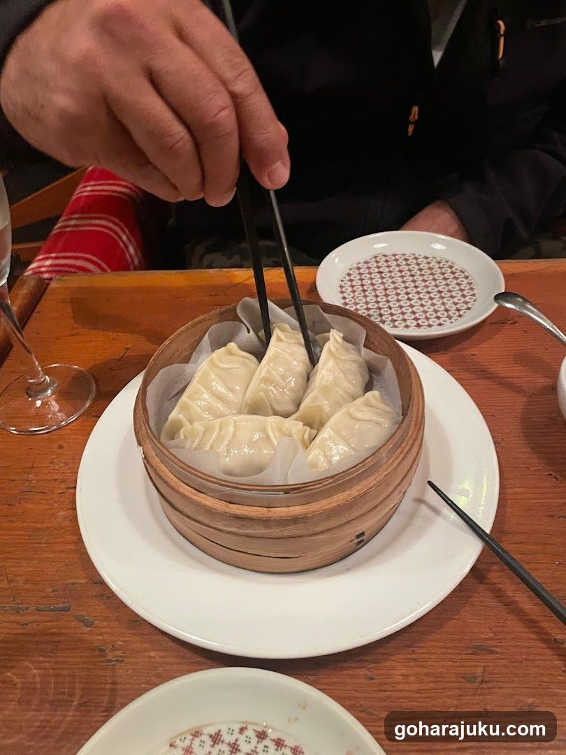 Dumplings in Steamer Basket