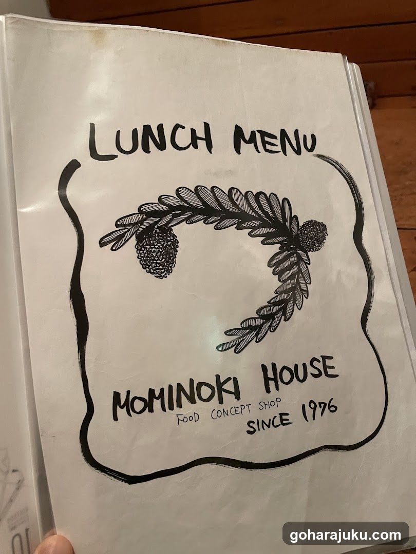 Lunch Menu - Mominoki House